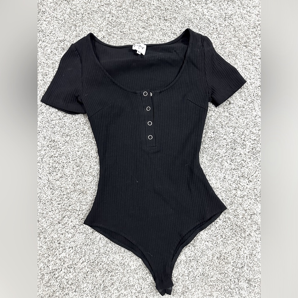 Princess Polly Black Body Suit SZ Small